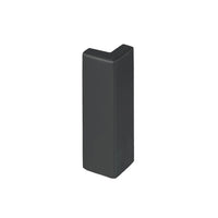 40 mm external corner for T-shaped balcony tile edge trim in black. RAL 7016 #A0003230