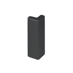 40 mm external corner for T-shaped balcony tile edge trim in black. RAL 7016 #A0003230