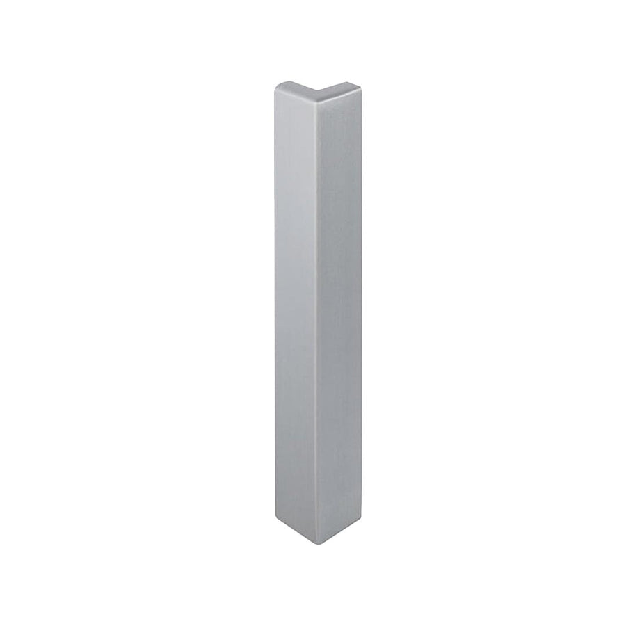 100 mm Außenecke Balkonwinkelprofil T-Form. Silber eloxierte Oberfläche #A0003279