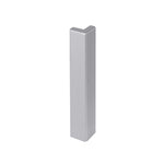 80 mm Außenecke Balkonwinkelprofil T-Form. Silber eloxierte Oberfläche #A0003296