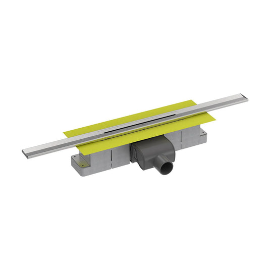 Kürzbare Duschrinne Edelstahl gebürstet mit 101mm EInbauhöhe #A0005320
#A0005326
#A0005332
