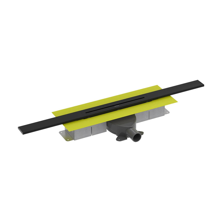 Kürzbare Duschrinne Edelstahl schwarz mit 71mm Einbauhöhe #A0005318
#A0005324
#A0005330
