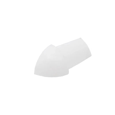 External corners for PVC round edge tile trim