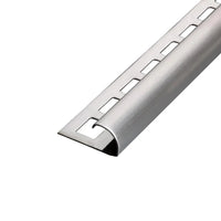 Quarter round profile stainless steel with brushed surface, slight grinding pattern and square punching #A0001193 #A0001226 #A0001239 #A0002151 #A0003165 #A0003484 #A0003491 #A0003492 #A0003493 #A0003494 #A0003505 #A0003508 #A0003509 #A0003511 #A0003514