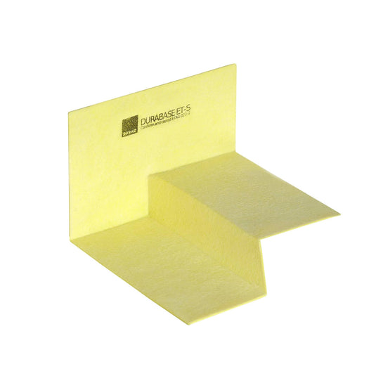 Abbildung einer gelben DURAL 3D Dichtecke DURABASE ET-S für die linke Seite #A0001997