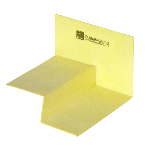 Abbildung einer gelben DURAL 3D Dichtecke DURABASE ET-S für die rechte Seite #A0001998