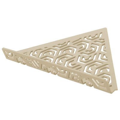 TI-SHELF aluminium triangular corner shelf