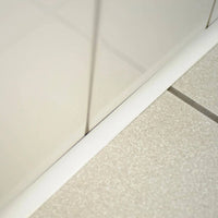 Ambientebild Wandanschlussprofil in einem Badezimmer verbaut #A0002209 #A0002215 #A0002223