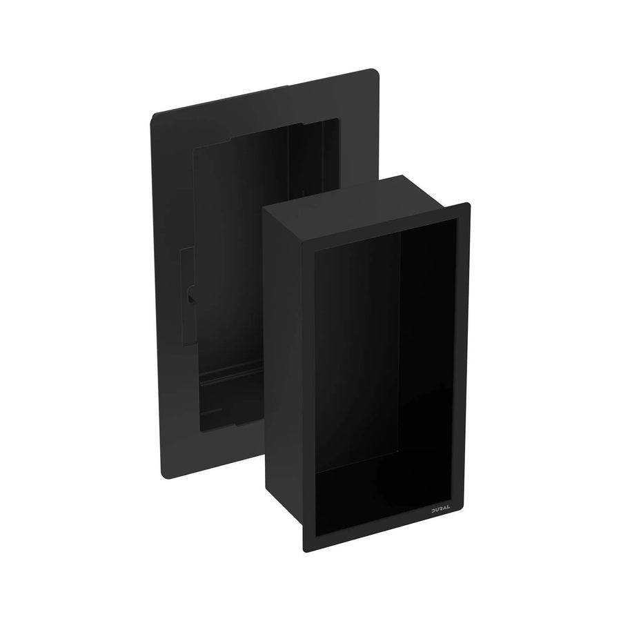 Wandnische aus Edelstahl schwarz matt 150x300 mm mit befliesbarer Verkleidung
#A0005356
