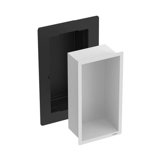 Wandnische aus Edelstahl weiß matt 150x300 mm mit befliesbarerem Rahmen
#A0005357
#FR0005357

